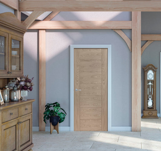 Palermo Internal Solid Oak Statement Door
