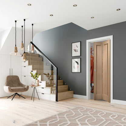 Pattern 10 Internal Oak Bi-Fold Door life