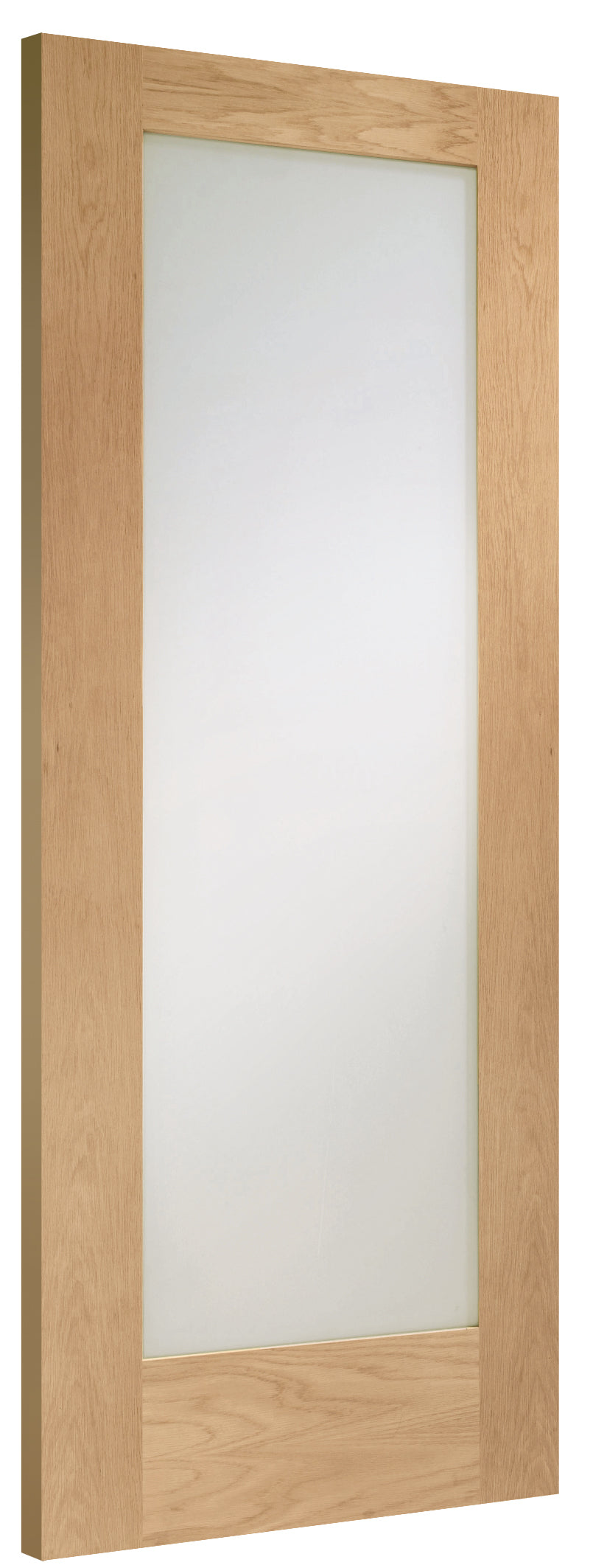 Pattern 10 Internal Oak Pre-Finished Door with Obscure Glass