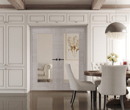 Ravenna Internal Laminate Grey with Clear Glass
