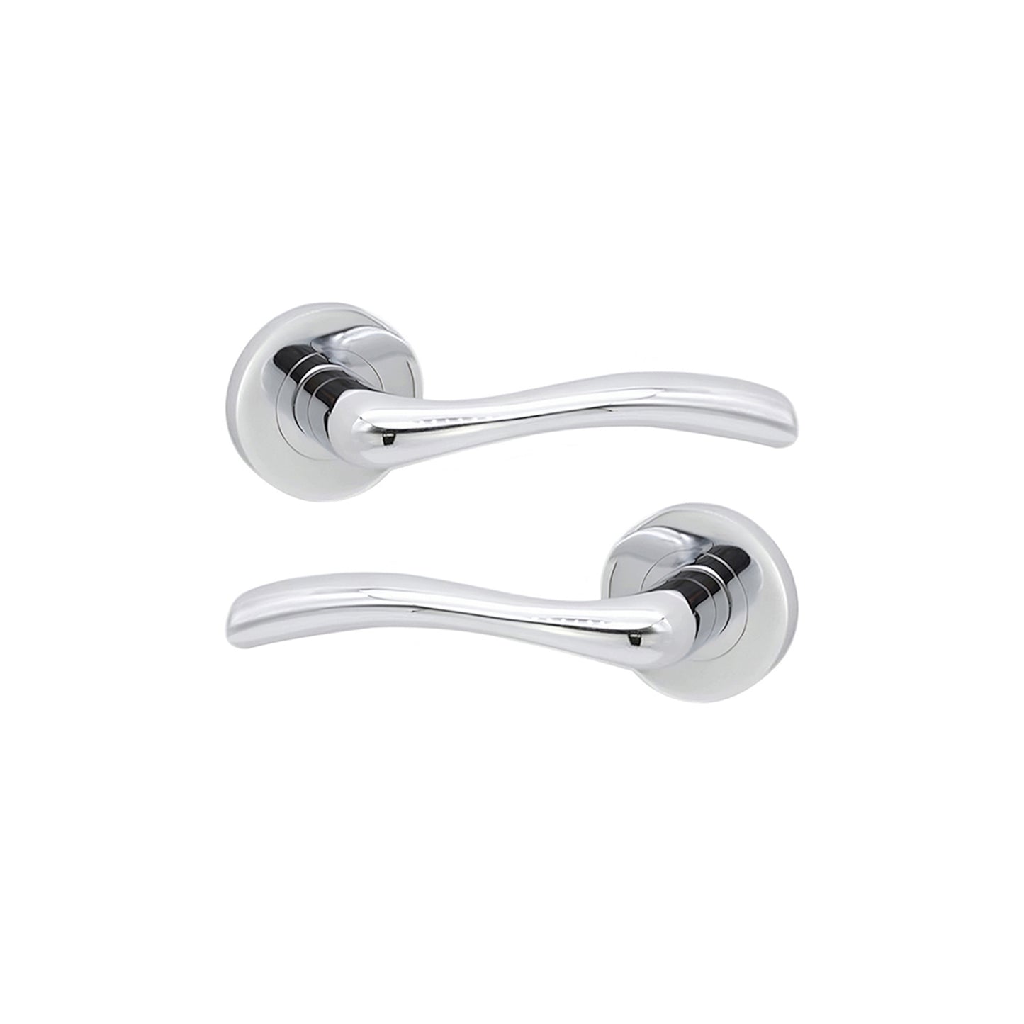 Zofie Lever Door Handle Polished Chrome