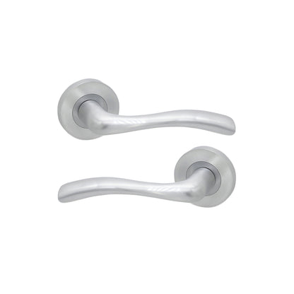 Zofie Lever Door Handle Satin Chrome