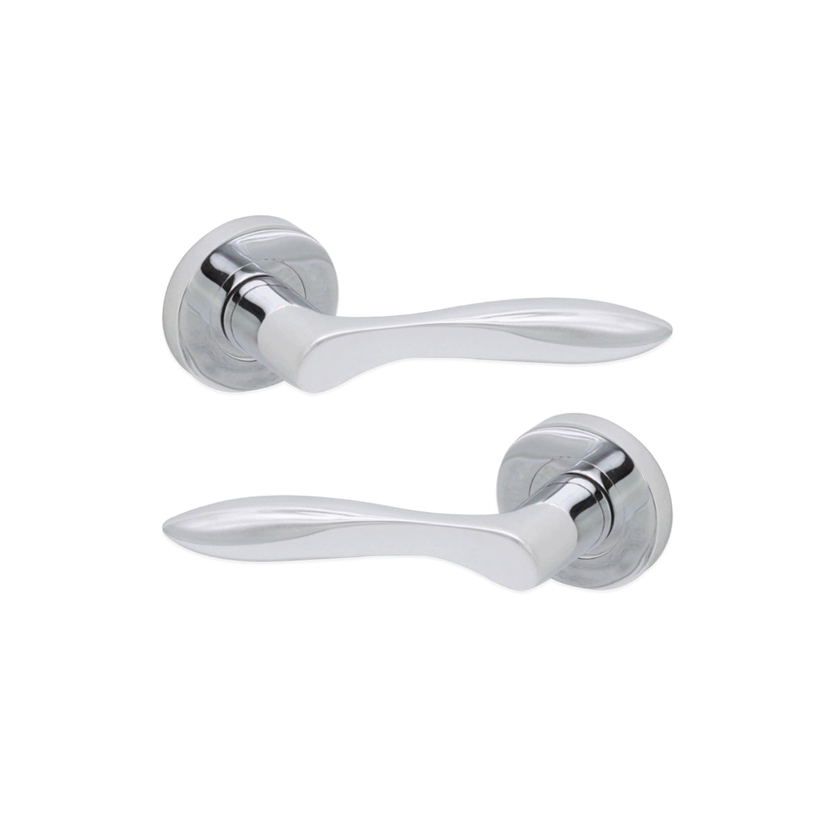 Pearle Lever Door Handle Polished Chrome
