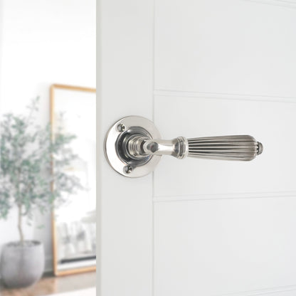 Regency Lever Door Handle Aged Nickel