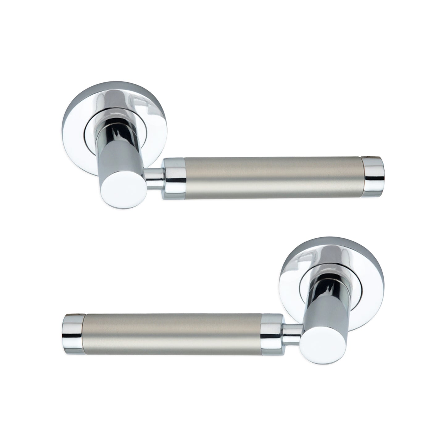 Zest Lever Door Handle Dual Tone