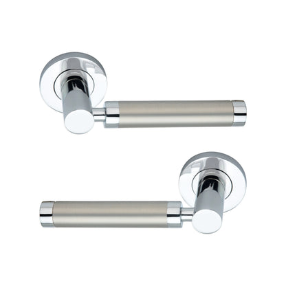 Zest Lever Door Handle Dual Tone