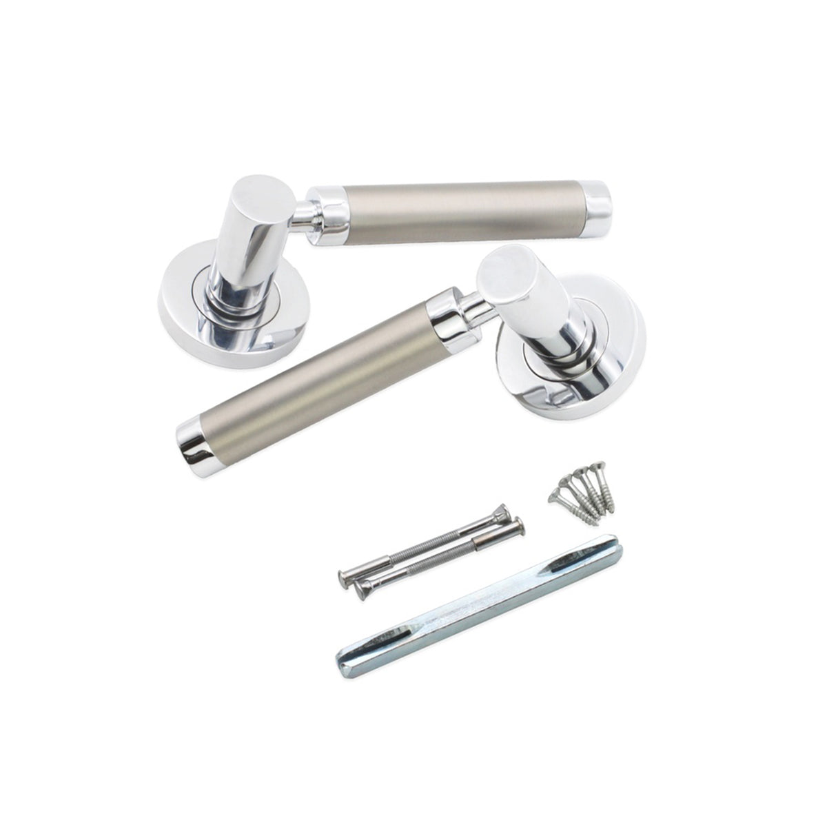 Zest Lever Door Handle Dual Tone