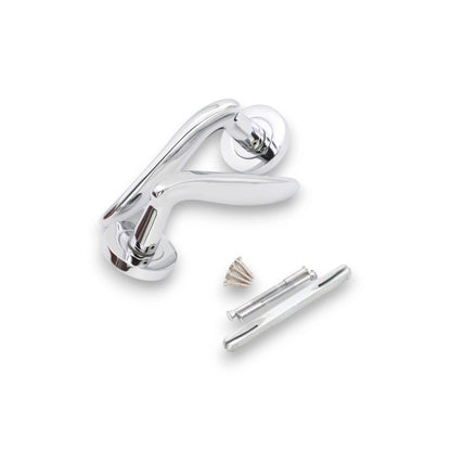 Senza Lever Door Handle Polished Chrome