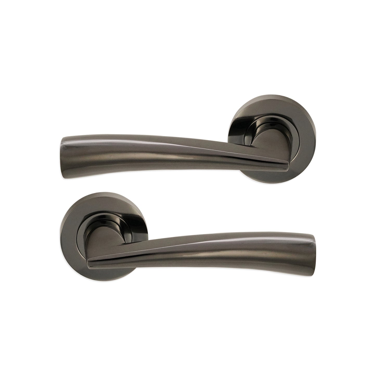 Leygo Lever Door Handle Black Nickel