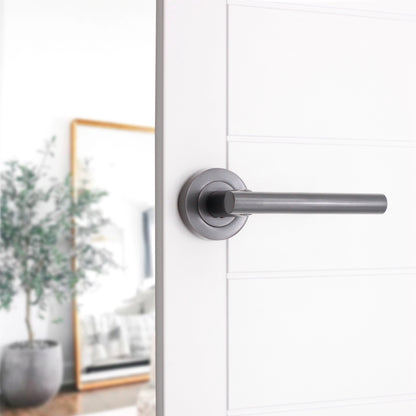 Jura Lever Door Handle Gunmetal Grey