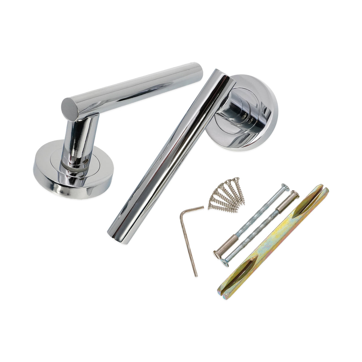 Jura Lever Door Handle Polished Chrome