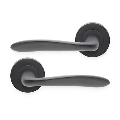 Mars Lever Door Handle Matt Black