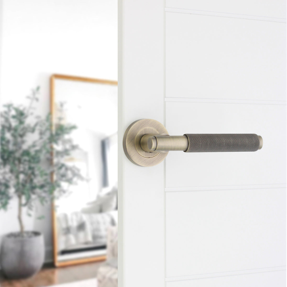 Connaught Lever on Rose Matt Antique