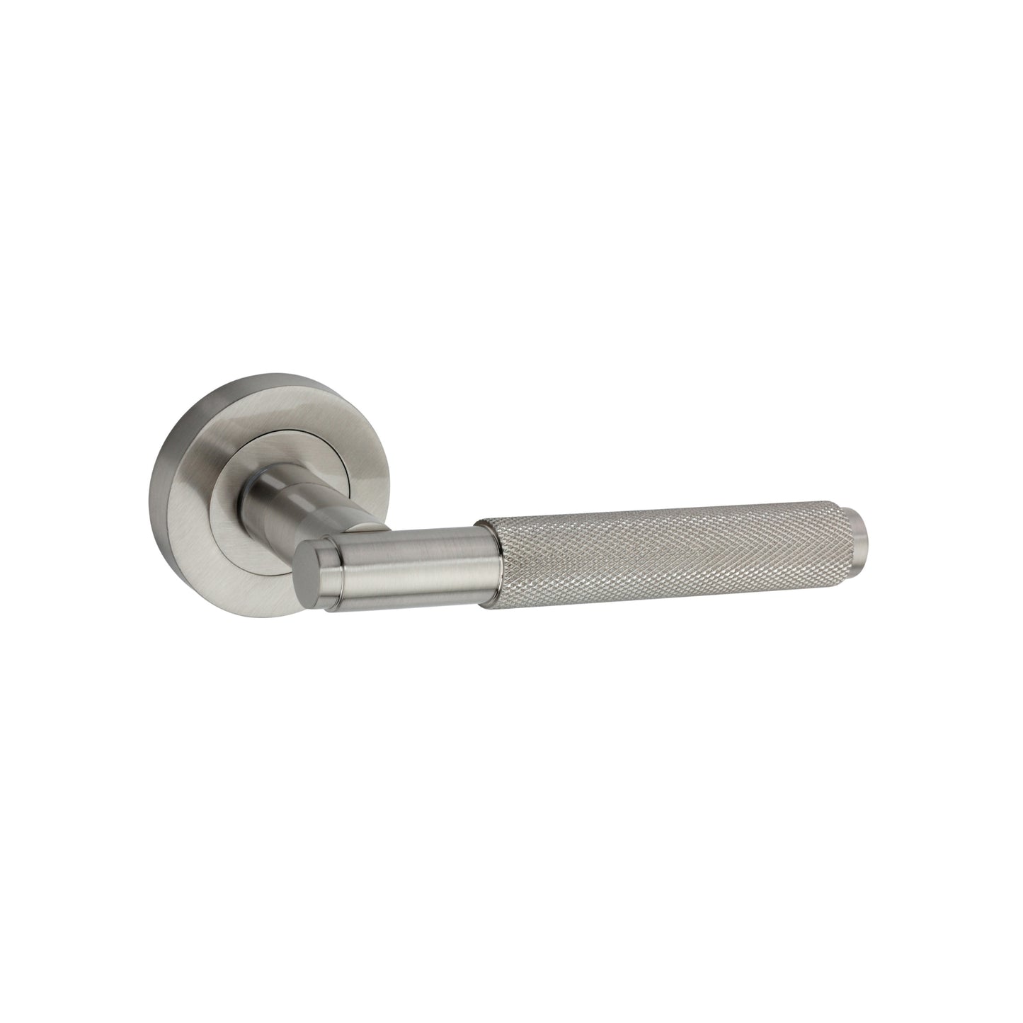 Connaught Lever on Rose Satin Nickel