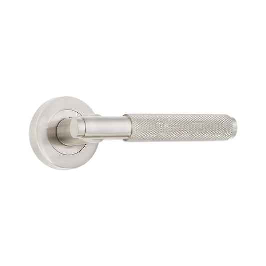 Connaught Lever on Rose Satin Nickel
