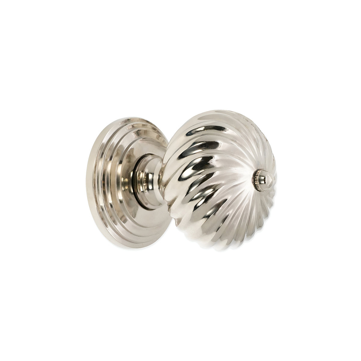 Burcot Mortice Door Knob Polished Nickel