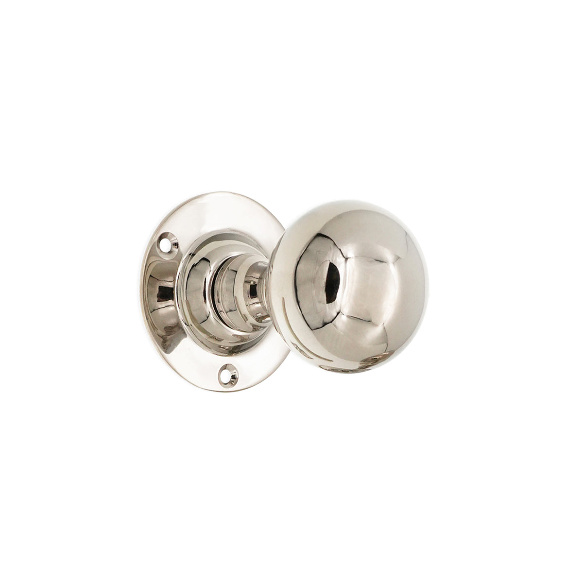 Ball Door Knob Polished Nickel