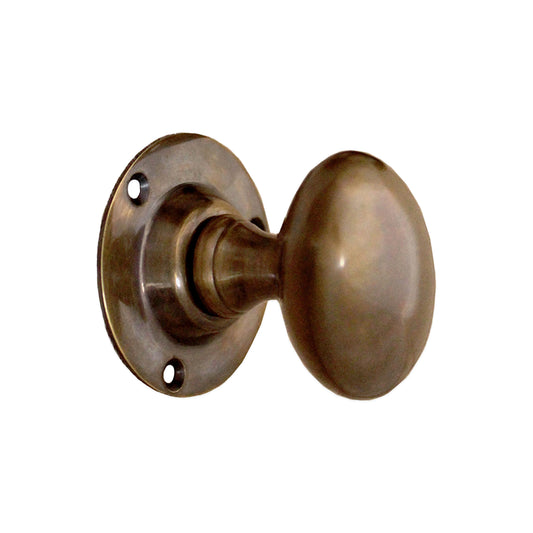 Oval Mortice Door Knob Antique