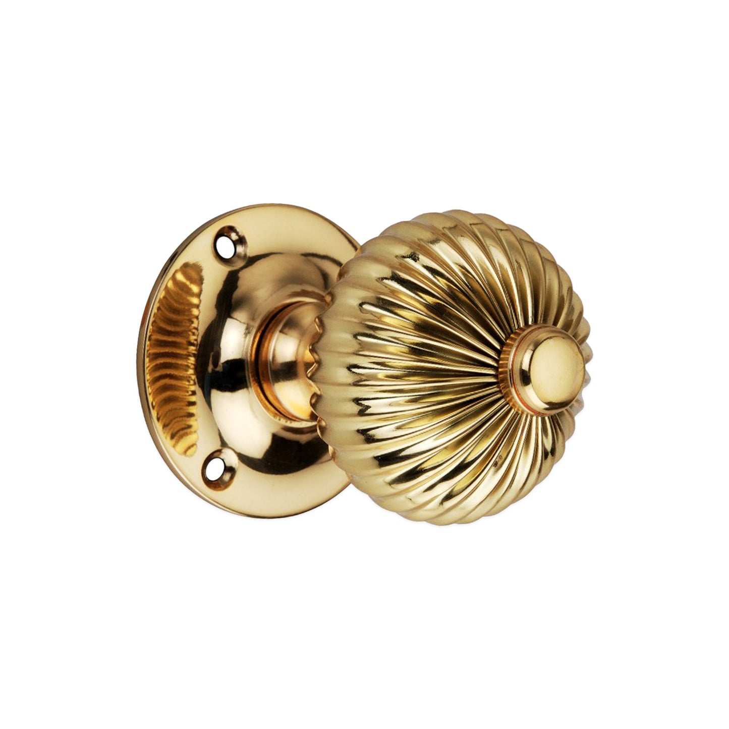 Regency Mortice Door Knob Polished Brass
