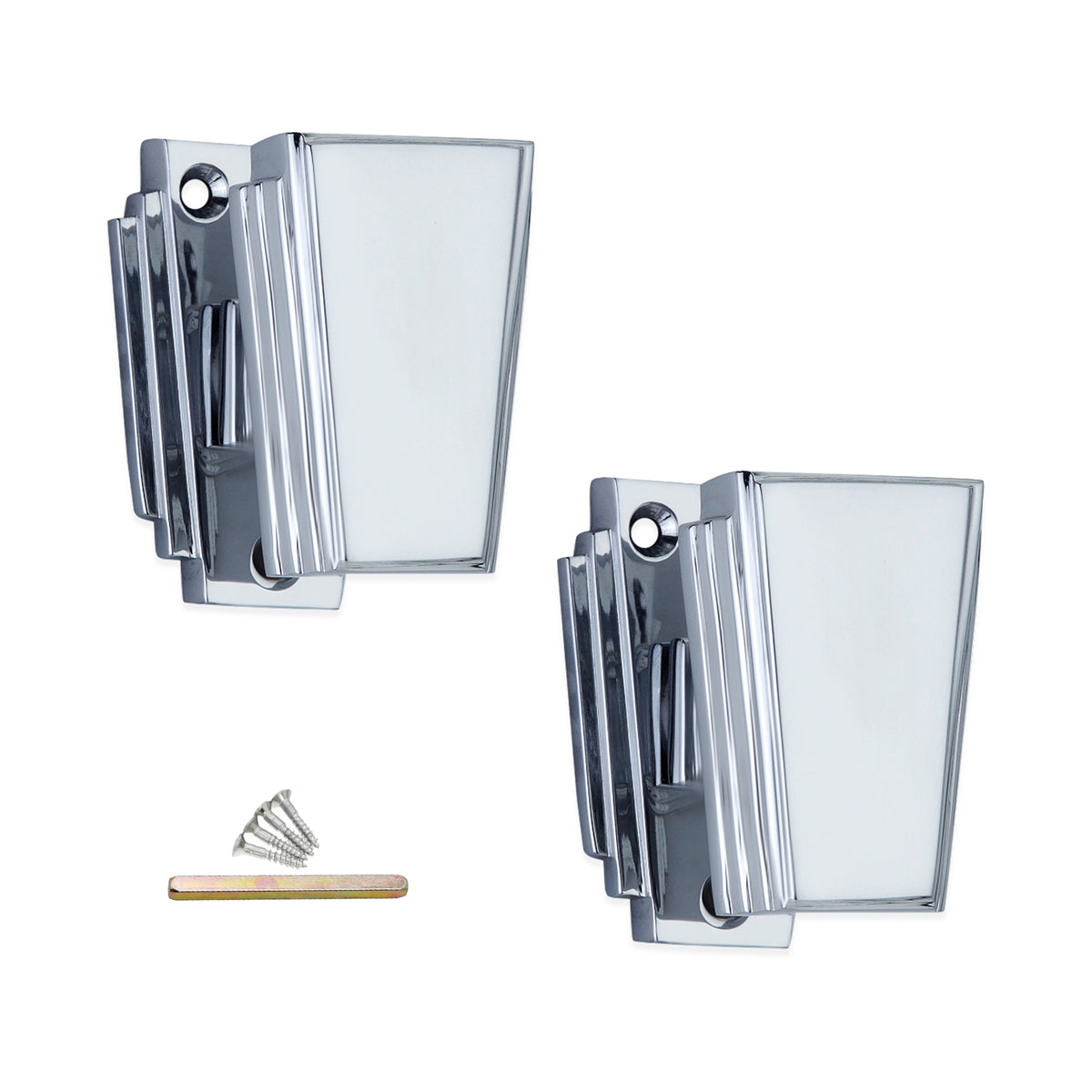 Triago Door Knob Polished Chrome