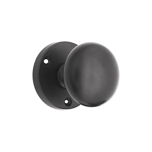Victorian Door Knob Matt Black
