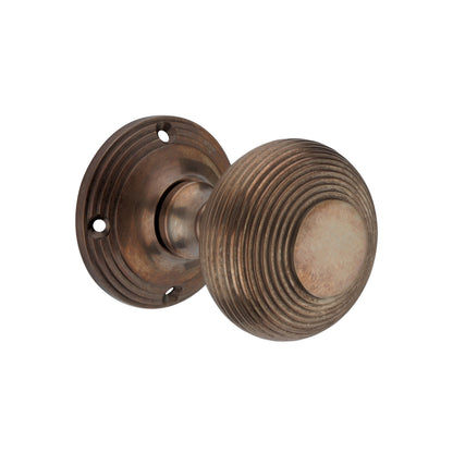 Beehive Door Knob 55mm Antique