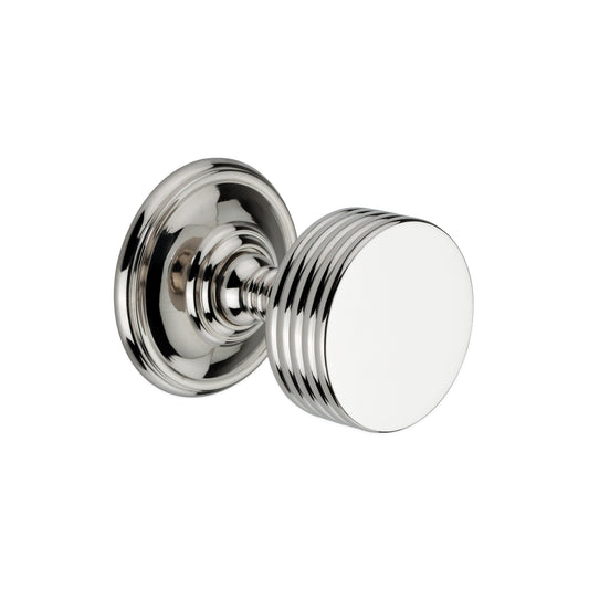 Oxford Mortice Door Knob Polished Nickel