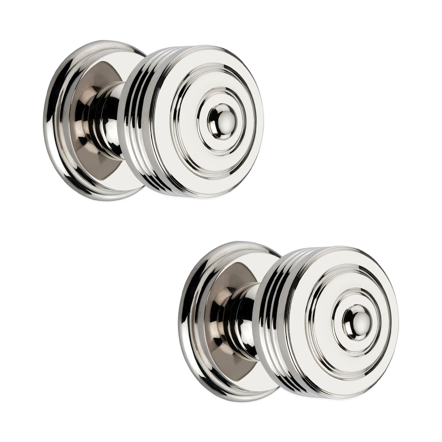 Carter Mortice Door Knob Polished Nickel