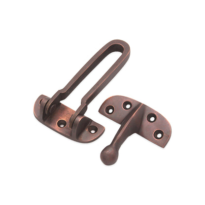 Brass Door Guard 105mm Aged Bronze
