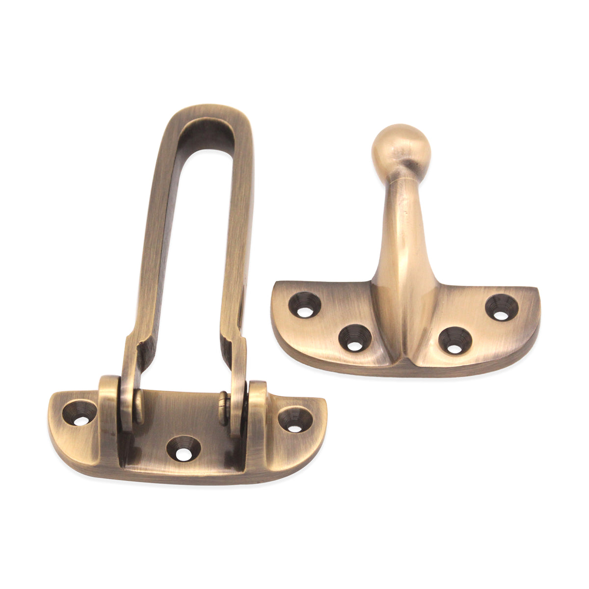 Brass Door Guard 105mm Antique Brass