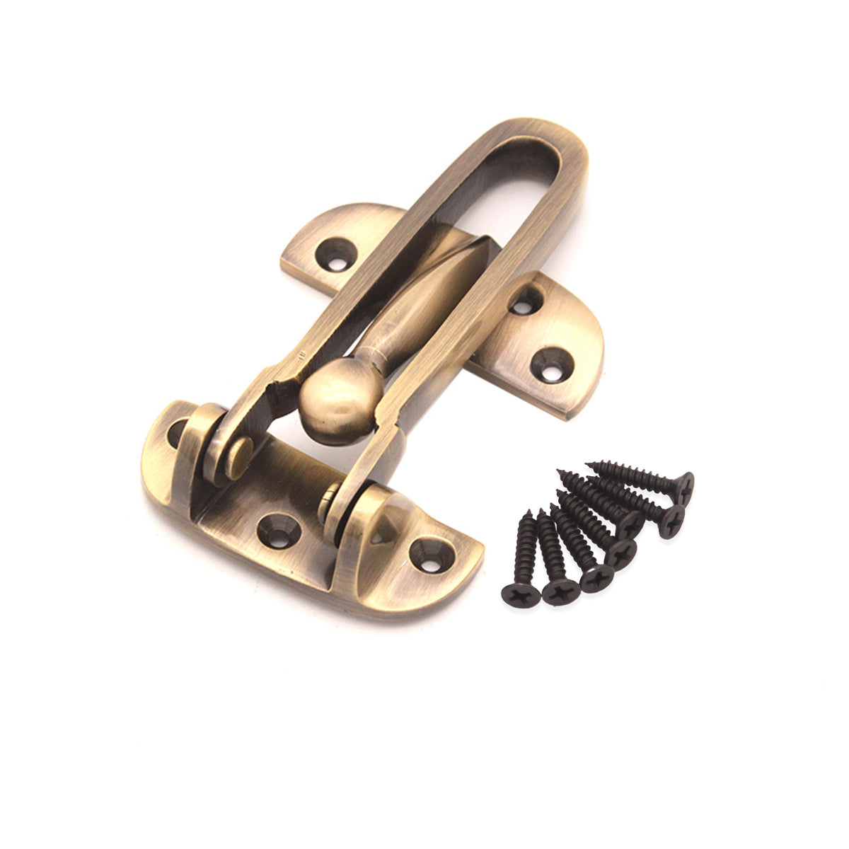Brass Door Guard 105mm Antique Brass
