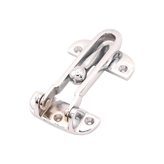 Brass Door Guard 105mm Polished Chrome