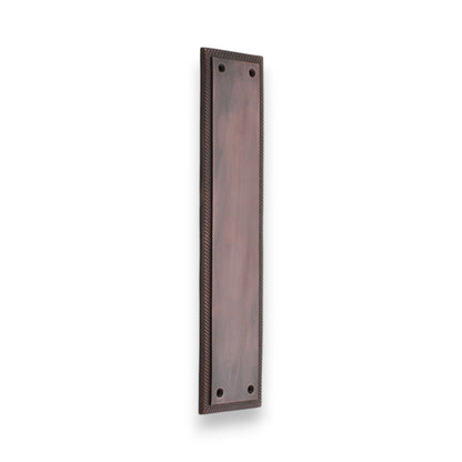 Georgian Finger Plate 300mm Aged Bronze