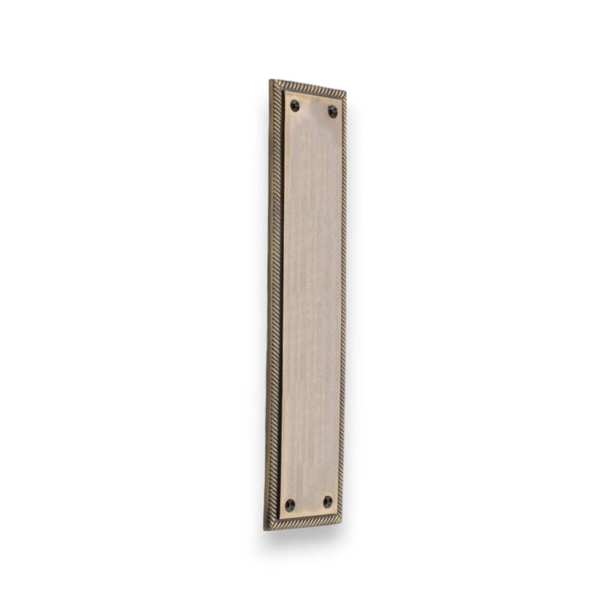 Georgian Finger Plate 300mm Antique Brass