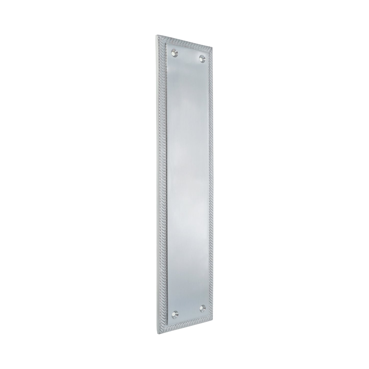Georgian Finger Plate 300mm Satin Chrome