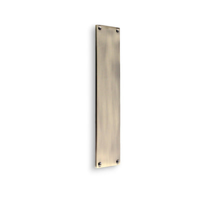 Victorian Finger Plate 300mm Antique Brass