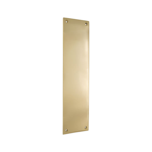 Victorian Finger Plate 300mm Polished Brass