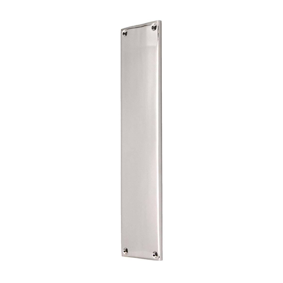 Victorian Finger Plate 300mm Polished Chrome