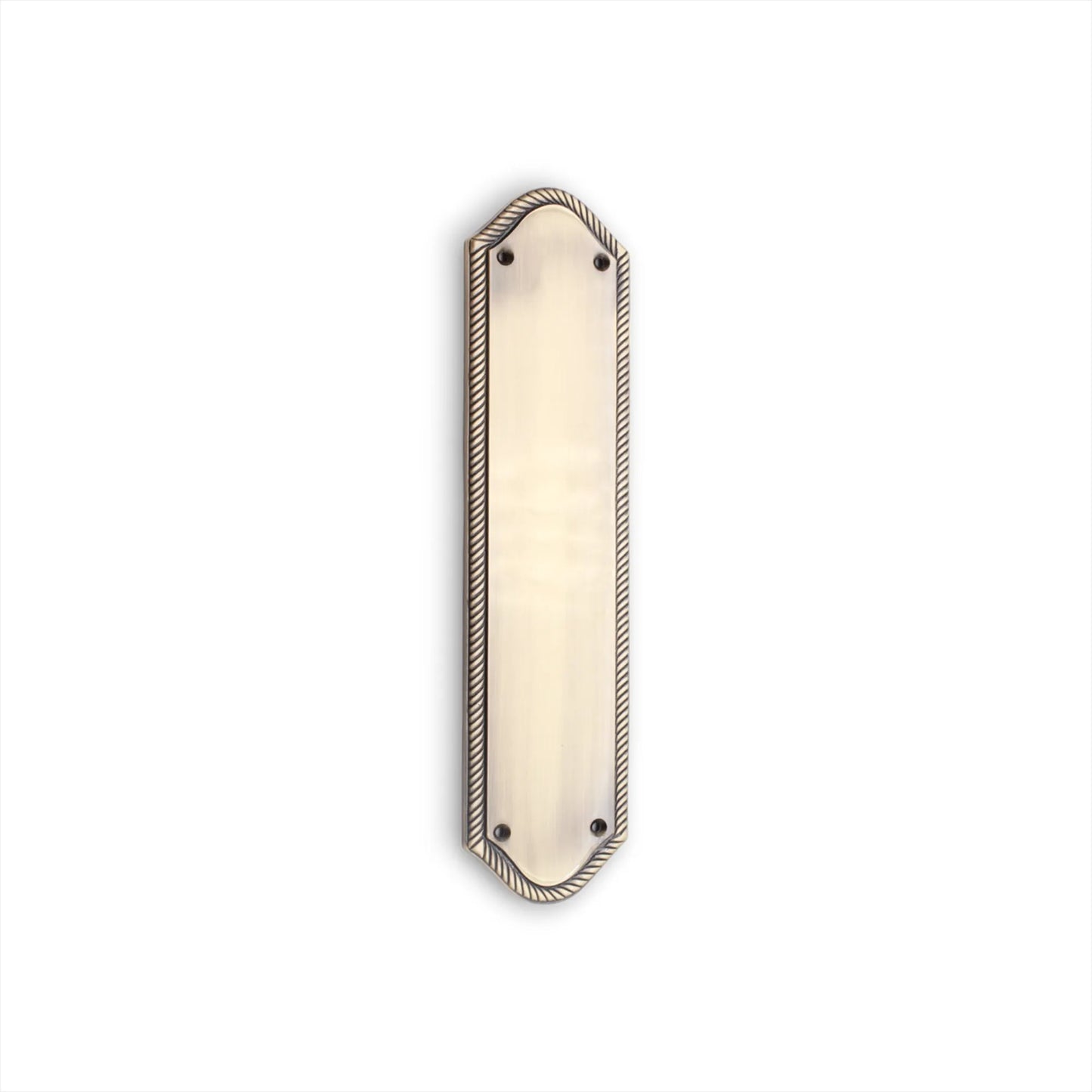 Georgian Half Round  Finger Plate 300mm Antique Brass