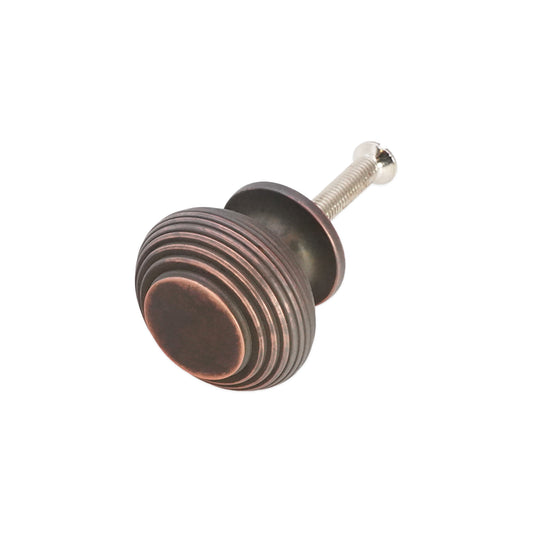 Beehive Large 40mm Cupboard Knob Aged Bronze