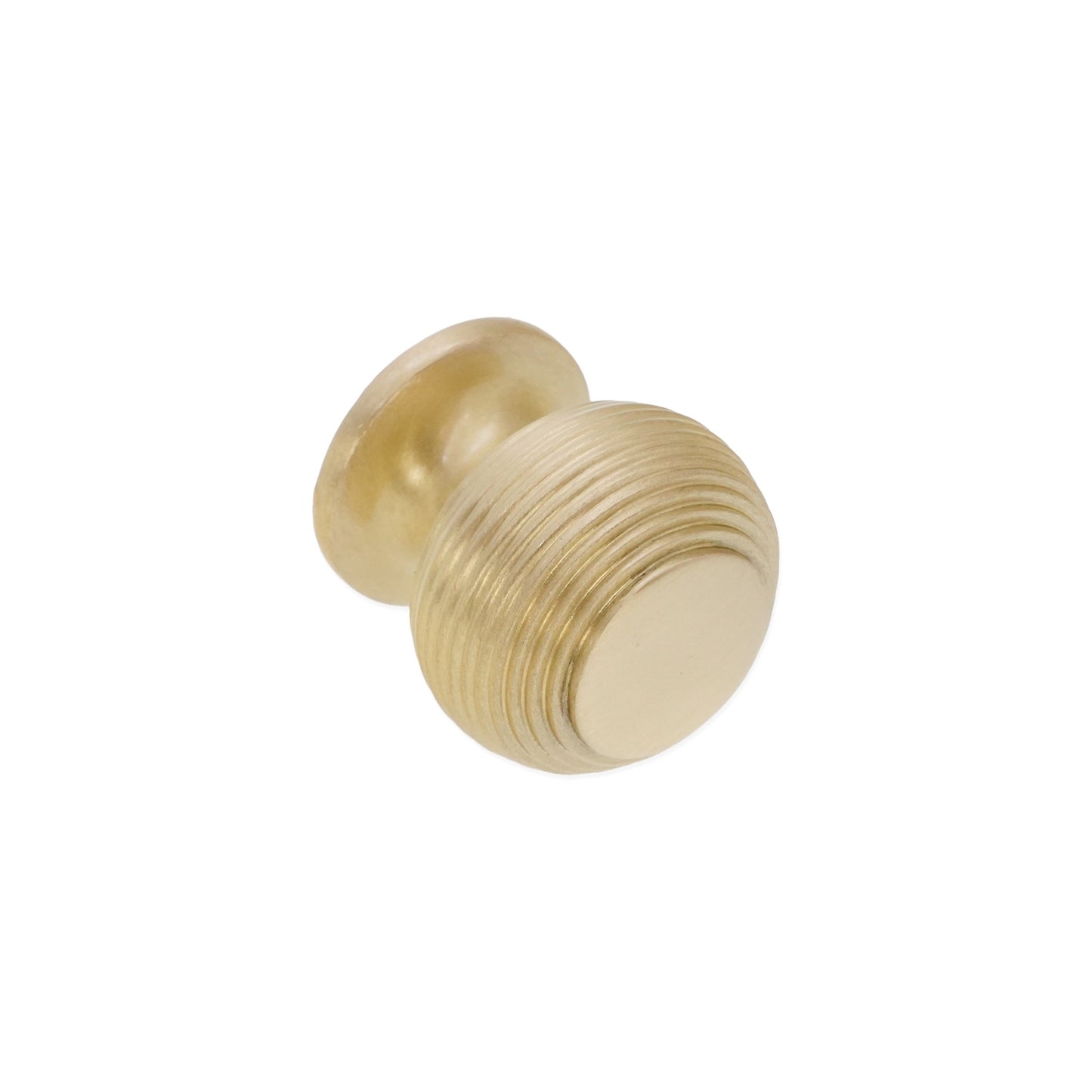 Beehive Small 30mm Cupboard Knob Satin Brass