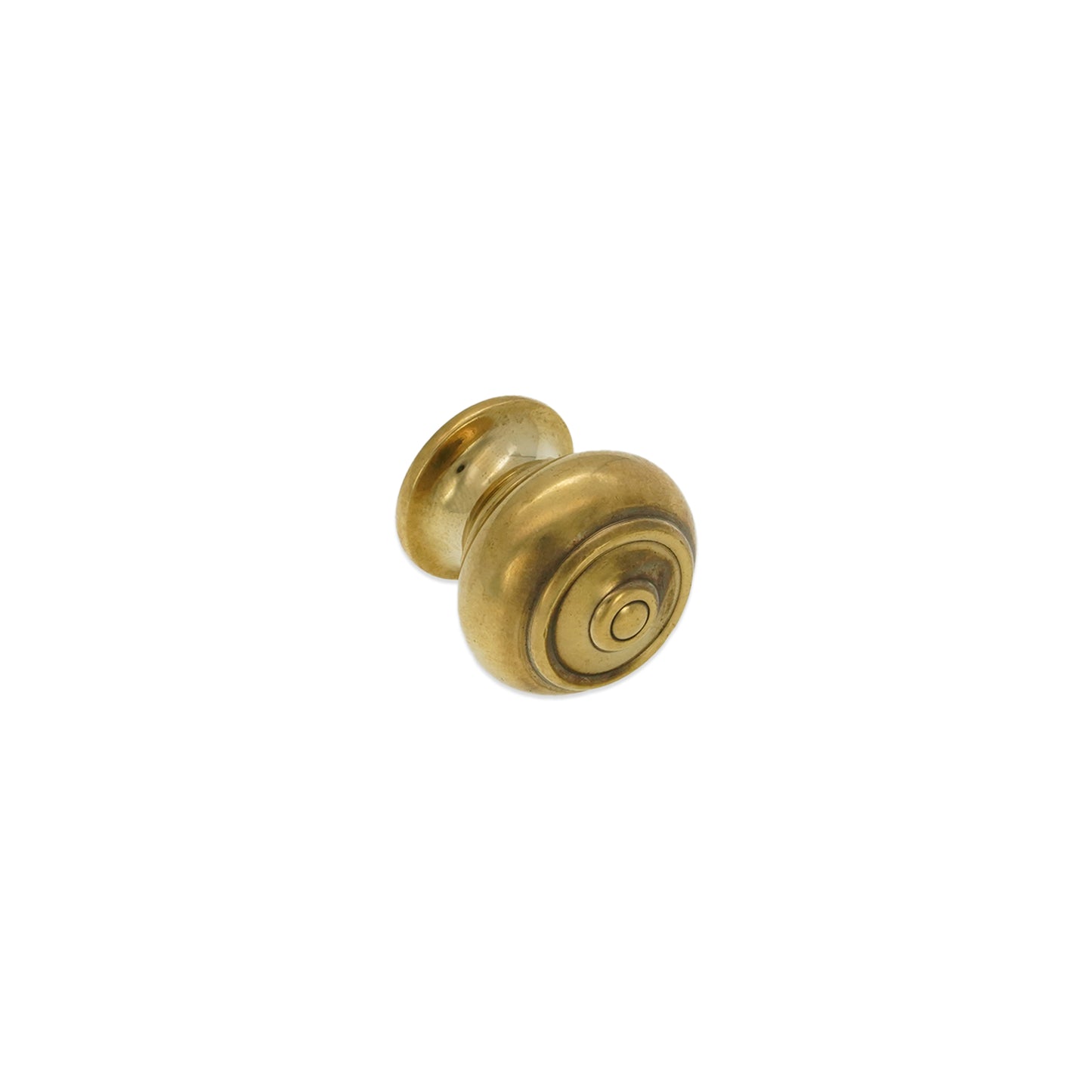 Bloxwich Small 30mm Cupboard Knob Aged Brass