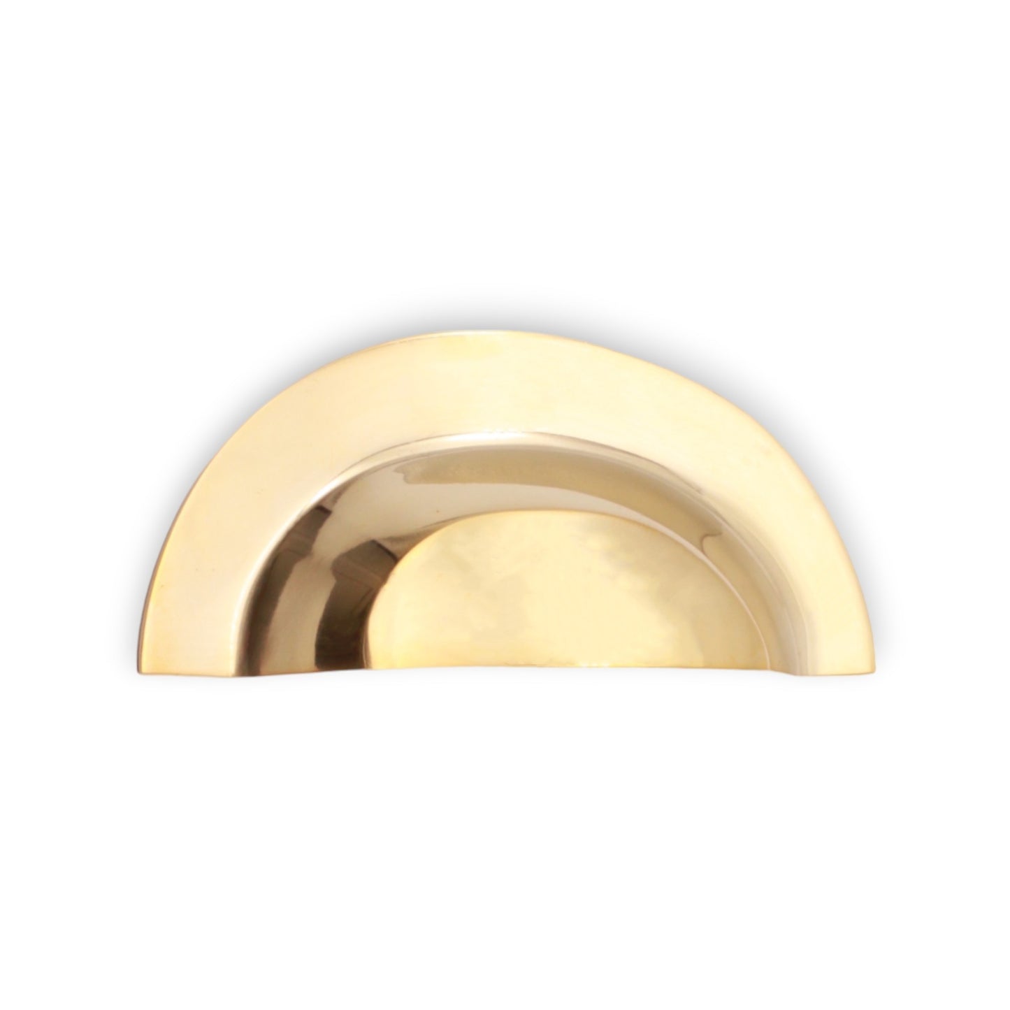 Slim Cup Handle Large Polished Brass Unlacquered