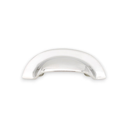 Slim Cup Handle Large Polished Nickel