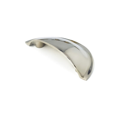 Slim Cup Handle Small Polished Nickel