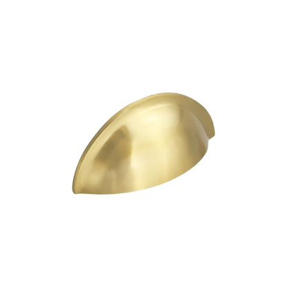 Slim Cup Handle Small Satin Brass