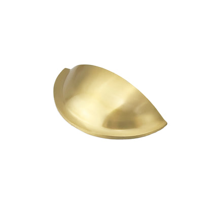 Slim Cup Handle Small Satin Brass