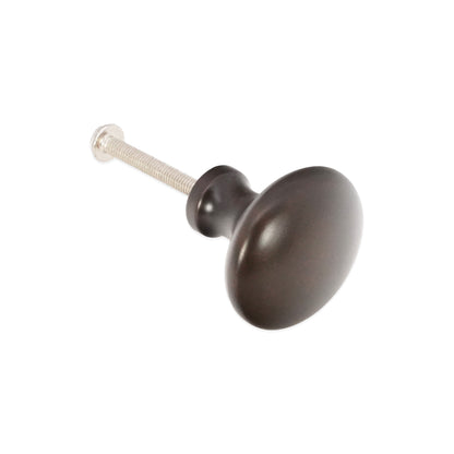 Mushroom 32mm Cupboard Knob Aged Bronze