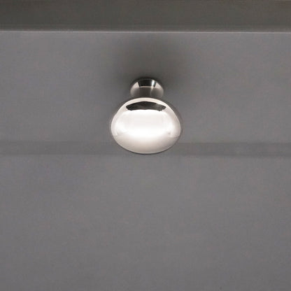 Mushroom 32mm Cupboard Knob Polished Nickel