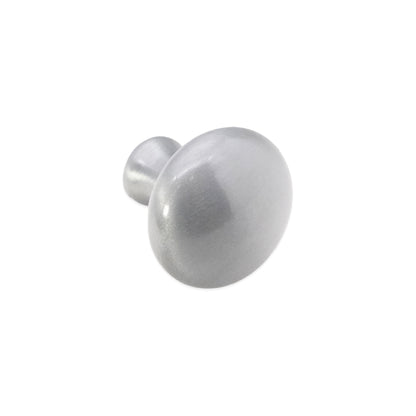 Mushroom 32mm Cupboard Knob Satin Chrome